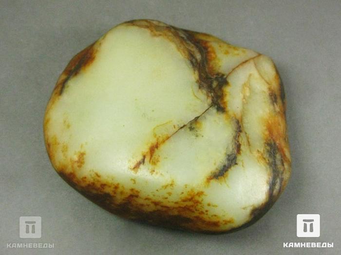 Нефрит белый, природная галька 8,5 см, 10-290/1, фото 2