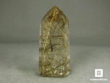 Волосатик. Кварц-волосатик, полированный кристалл