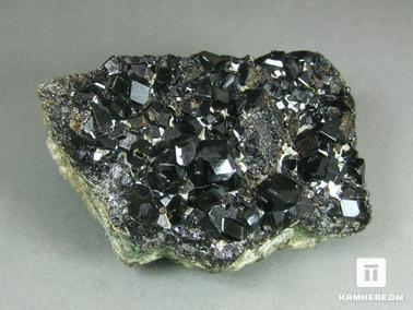 Андрадит, Гранат, Меланит (чёрный гранат). Андрадит (меланит), друза 6,5х4x3,7 см