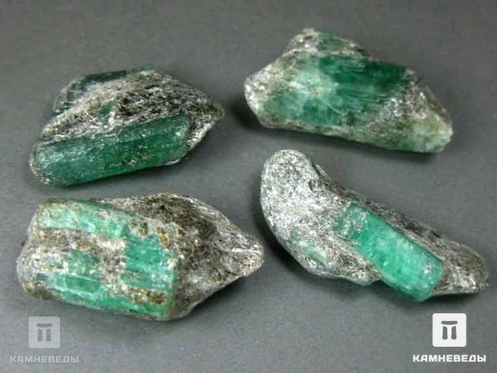 Берилл зелёный, кристалл в сланце, 10-117, фото 4
