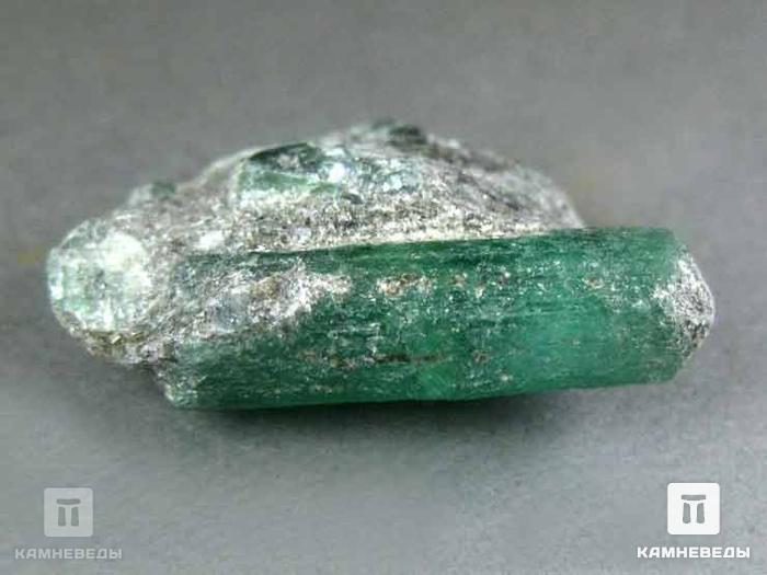 Берилл зелёный, кристалл в сланце, 10-117, фото 6