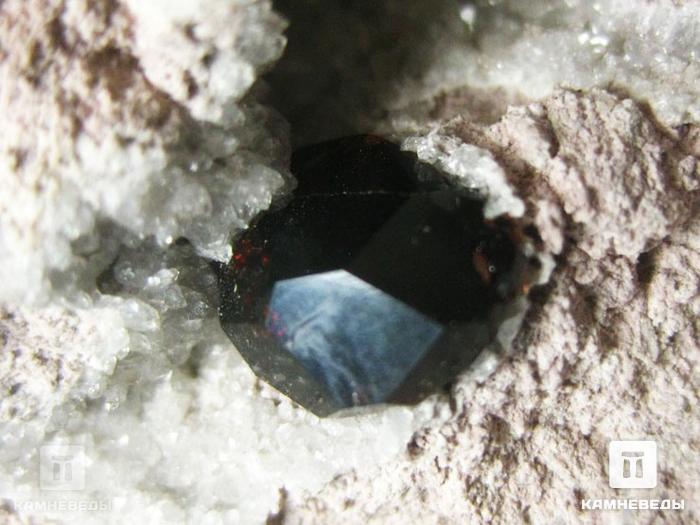 Гранат (альмандин) в риолите, 7,4х6,3х4,4 см, 10-182/3, фото 2