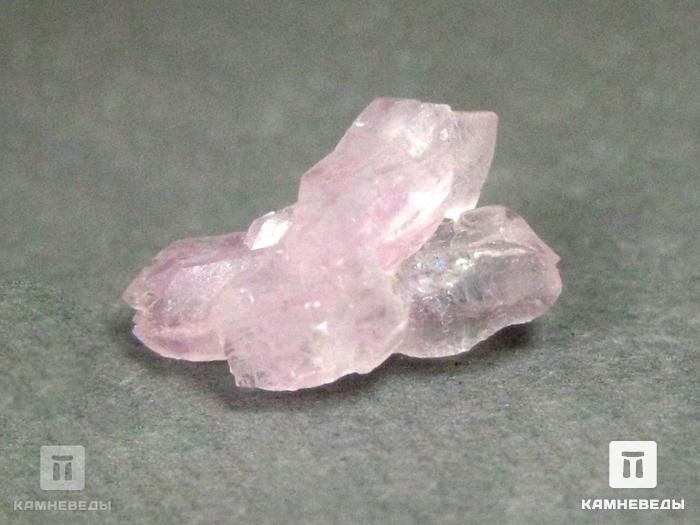 Розовый кварц, сросток кристаллов 1,5х0,9х0,8 см, 10-109/4, фото 2