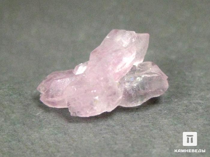 Розовый кварц, сросток кристаллов 1,5х0,9х0,8 см, 10-109/4, фото 1