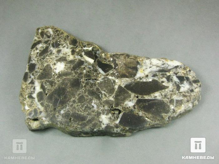 Импактит из Каменского метеоритного кратера, 11,6х7,6х1,6 см, 10-285, фото 3