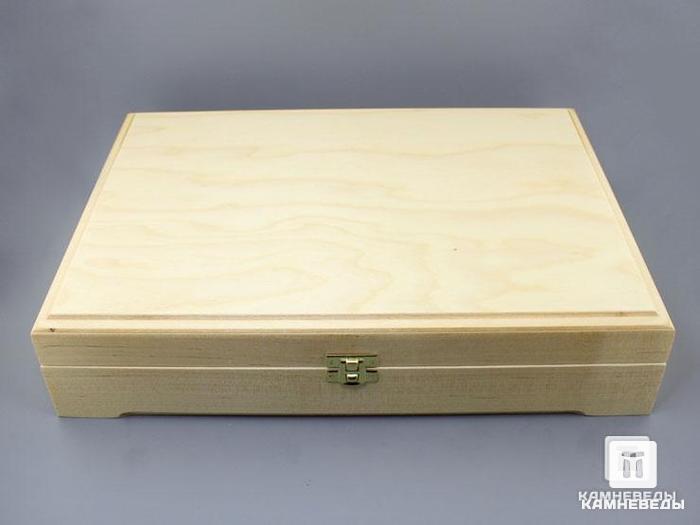Деревянная коробка для камней и минералов коллекции (20 ячеек), 102-17, фото 2