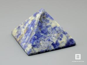 Пирамида из содалита, 4х4х2,8 см