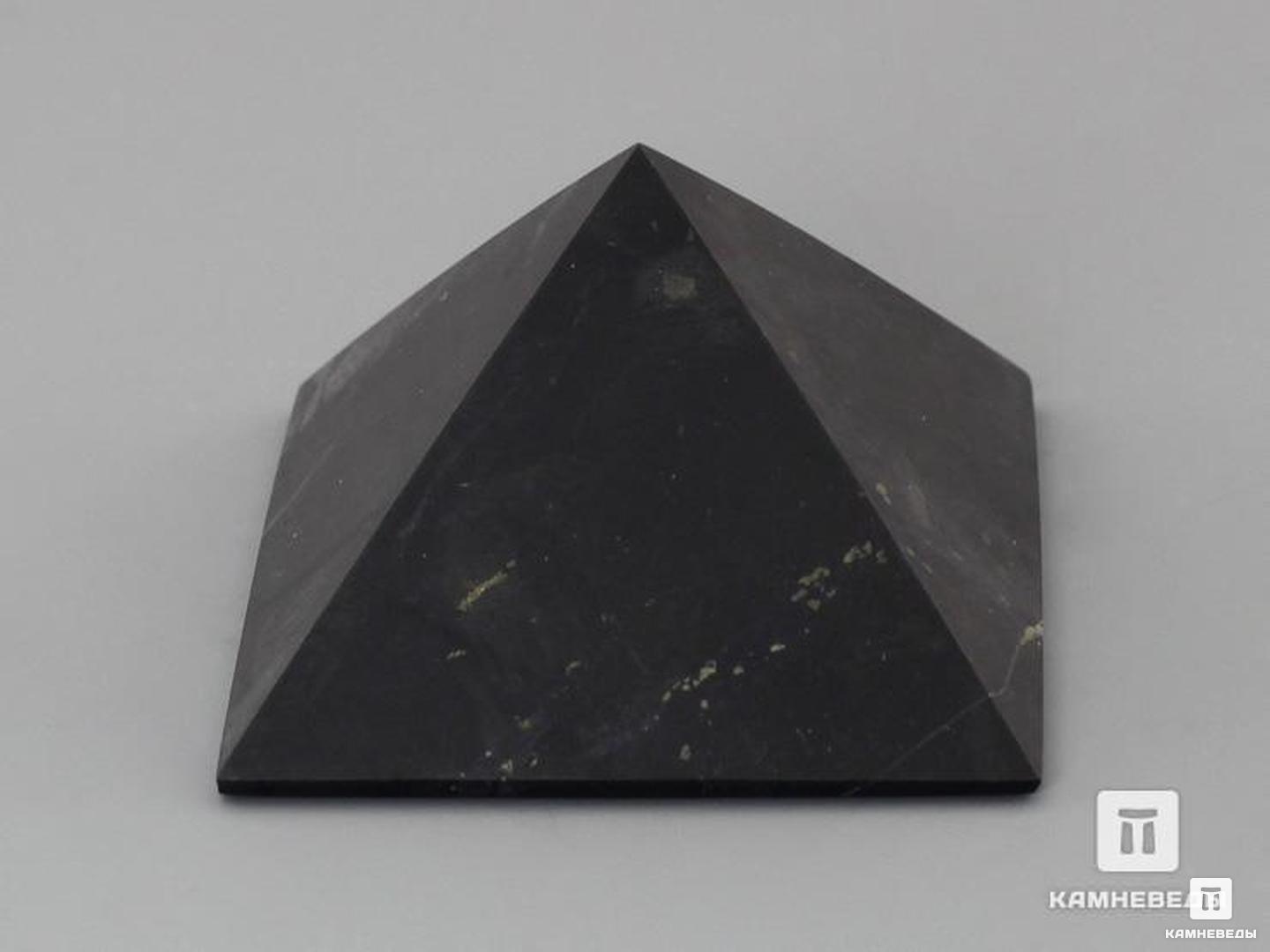 Пирамида из шунгита, неполированная 4,2х4,2 см, 20-4, фото 2