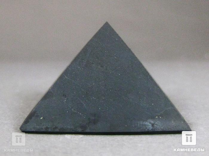Пирамида из шунгита, неполированная 3,5х3,5 см, 20-5/1, фото 3