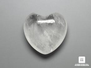 Сердце из горного хрусталя (кварца), 2,5x2,5х1,2 см