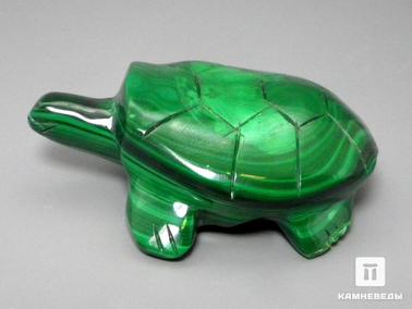 Малахит. Черепаха из малахита, 5,5х4,3х1,8 см