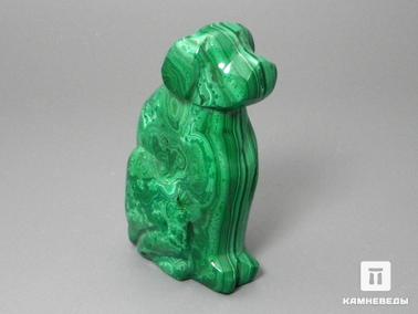 Малахит. Собака из малахита