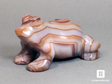 Сердолик. Лягушка из сердолика 8,2х6,7х4,9 см
