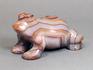 Лягушка из сердолика 8,2х6,7х4,9 см, 23-33, фото 1
