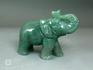Слон из зелёного авантюрина, 5х4х2 см, 23-63, фото 2