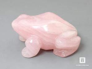 Лягушка из розового кварца, 4,8х3,8х2,4 см