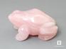 Лягушка из розового кварца, 4,8х3,8х2,4 см, 23-8, фото 1