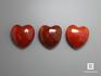Сердце из сердолика, 2,5x2,5х1,2 см, 23-5/5, фото 2