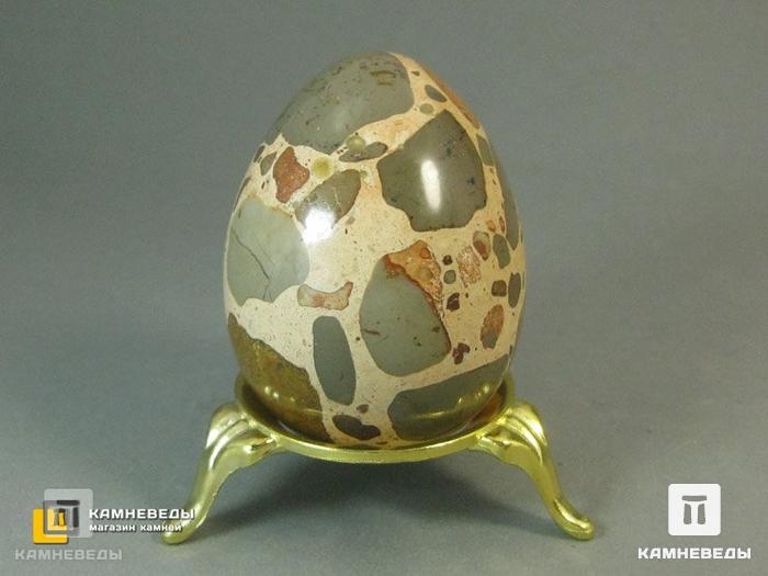 Яйцо из конгломерат-брекчии, 5,7 см, 22-125, фото 4