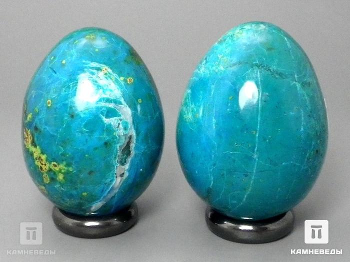 Яйцо из хризоколлы, 4,5х3,4 см, 22-26/2, фото 4