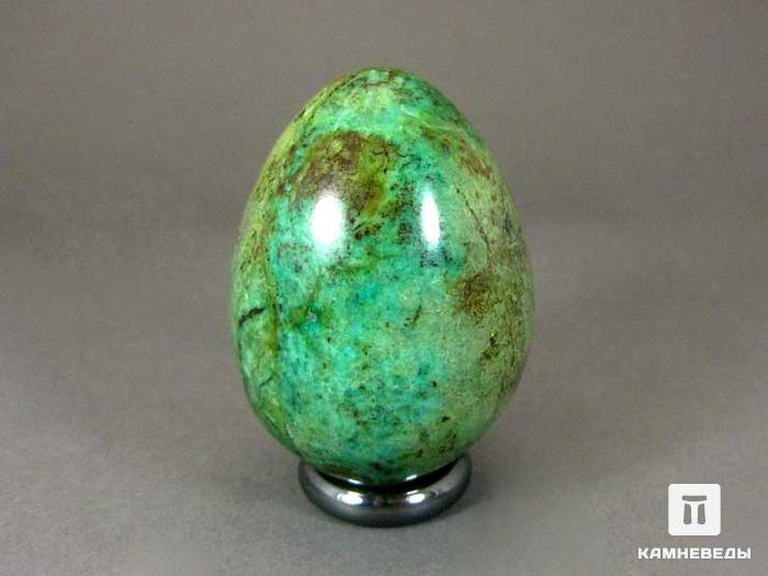 Яйцо из хризоколлы, 5,3х3,8 см, 22-26/1, фото 1