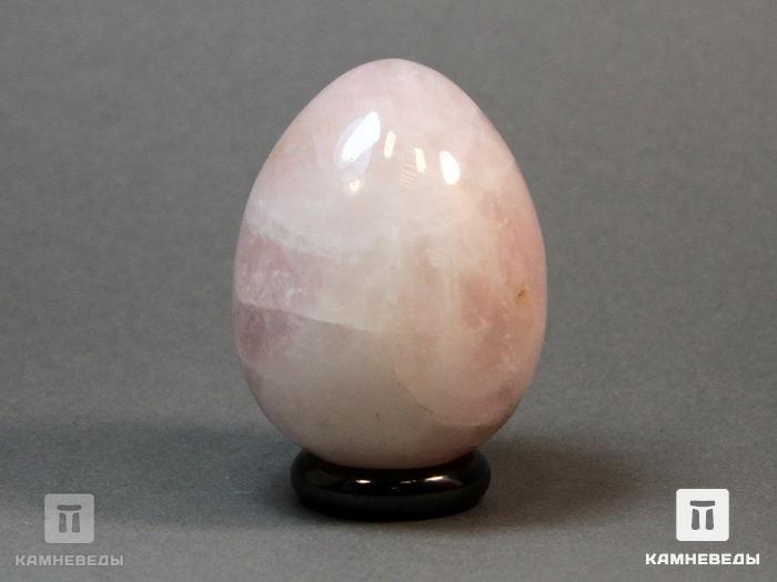 Яйцо из розового кварца, 4,4х3,4 см, 22-6, фото 3