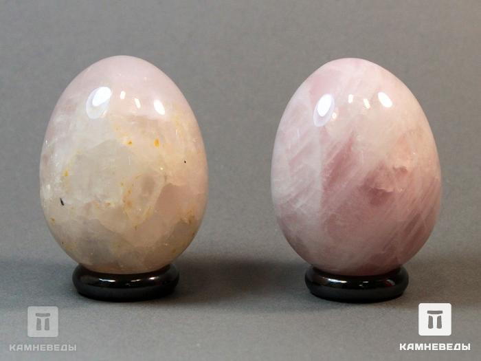 Яйцо из розового кварца, 4,4х3,4 см, 22-6, фото 4