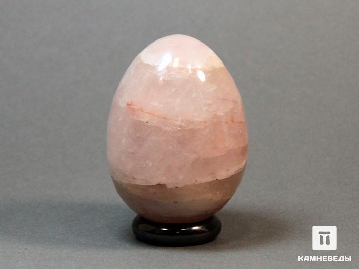 Яйцо из розового кварца, 4,4х3,4 см, 22-6, фото 1
