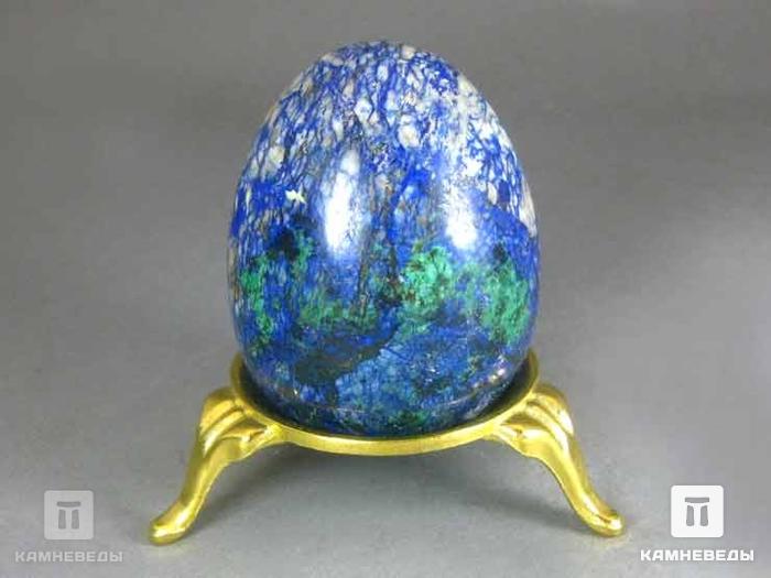 Яйцо из азурмалахита, 5,3х4 см, 22-78/1, фото 4
