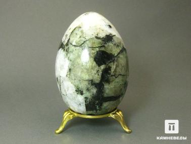 Фенакит. Яйцо из фенакита с хризобериллом и флогопитом, 8,5х6 см