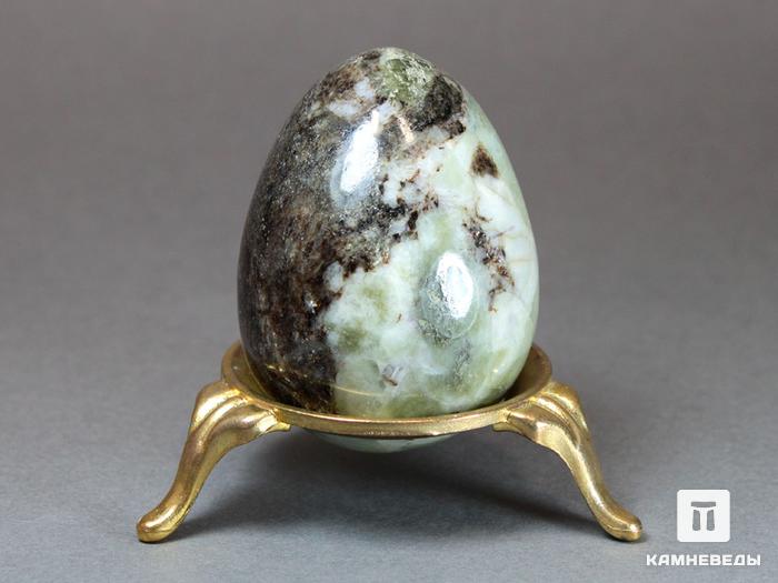 Яйцо из берилла с авантюрином, 5х3,7 см, 22-2/2, фото 1