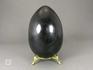 Яйцо из шерла (чёрного турмалина), 10,3х6,8 см, 22-76/1, фото 2