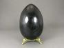Яйцо из шерла (чёрного турмалина), 10,3х6,8 см, 22-76/1, фото 1