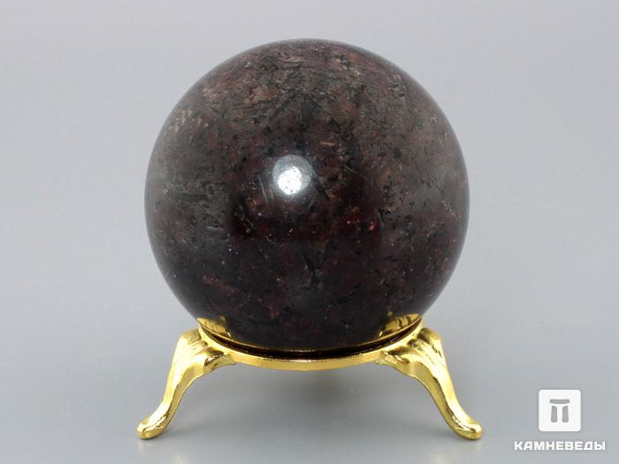 Шар из граната альмандина с астеризмом, 58 мм, 21-92/1, фото 1