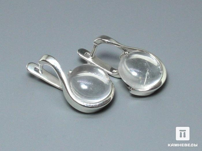 Серьги «Мелодия» с горным хрусталём (кварцем), 41-84/7, фото 2