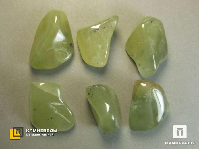 Гроссуляр (зеленый гранат), галтовка 2,5-3 см, 12-119/1, фото 1