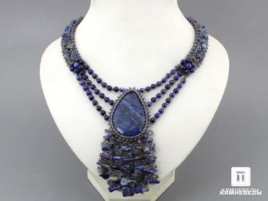 Лазурит. Ожерелье из камней лазурита