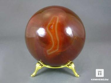 Сердолик. Шар из сердолика, 75 мм