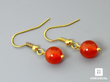 Сердолик. Серьги из сердолика