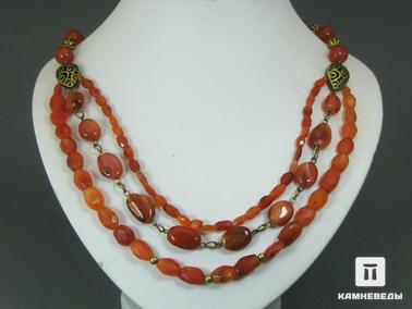 Сердолик. Бусы из сердолика