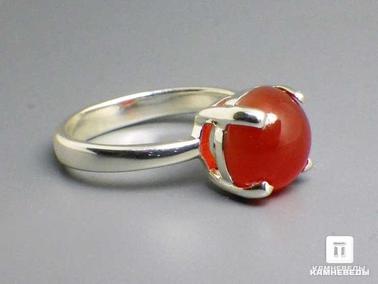 Сердолик. Кольцо «Классика» с сердоликом