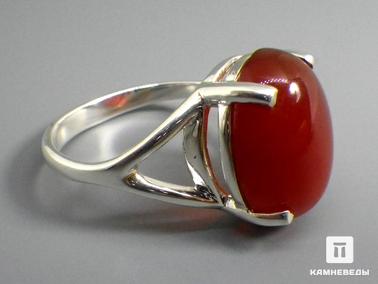 Сердолик. Кольцо «Овал» с сердоликом
