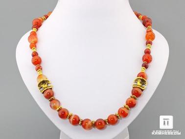 Сердолик. Бусы из сердолика