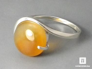 Сердолик. Кольцо «Мелодия» с сердоликом