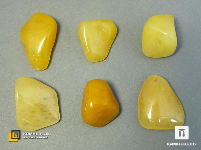 Халцедон жёлтый, галтовка 1,5 см, 12-102/1, фото 3