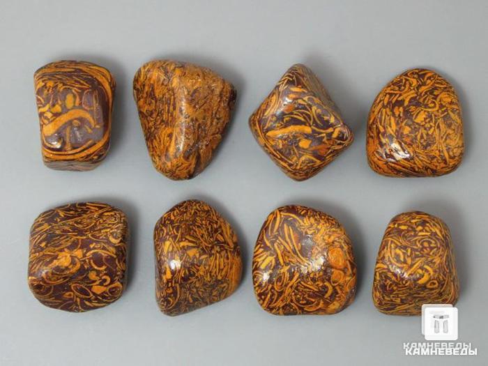 Яшма змеиная, галтовка 2-2,5 см, 12-113, фото 1