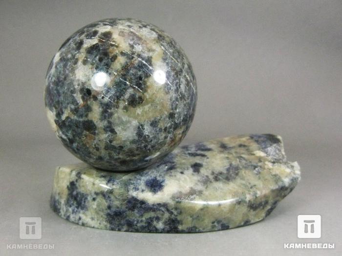 Шар из кордиерита в кварце, 67 мм, 21-155/2, фото 2