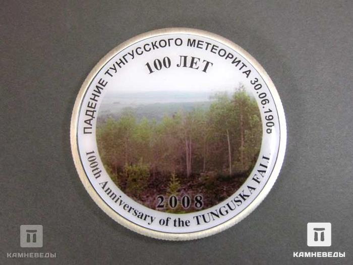 Медаль памятная "100 лет падения Тунгусского метеорита", 13-4, фото 2
