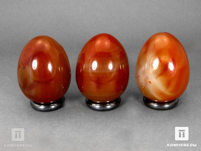 Яйцо из сердолика, 4,5х3,4 см, 22-16/3, фото 3