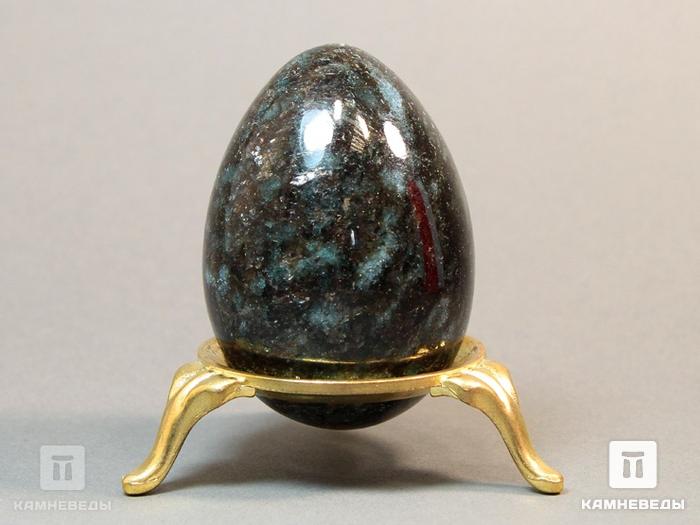 Яйцо из кианита в амфиболите, 5,5х3,9 см, 22-105, фото 2